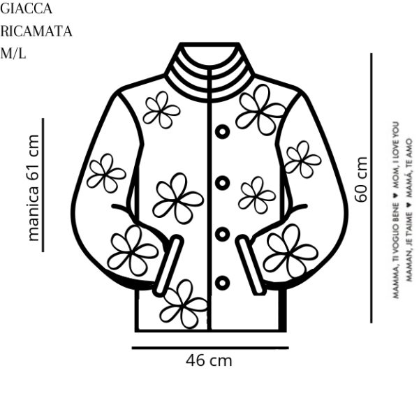 GIACCA RICAMATA - ( MODELLI GIA' SUPER VENDUTI ) - NUOVO LAVAGGIO EFFETTO VINTAGE - immagine 8