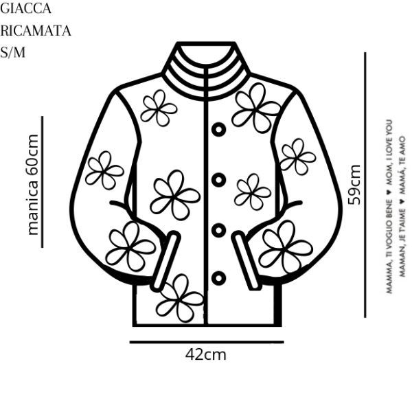 GIACCA RICAMATA - ( MODELLI GIA' SUPER VENDUTI ) - NUOVO LAVAGGIO EFFETTO VINTAGE - immagine 9