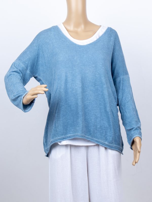 MAGLIA MORBIDA E CANOTTA - ( MODELLI GIA' SUPER VENDUTI ) - NUOVO LAVAGGIO EFFETTO VINTAGE - immagine 10