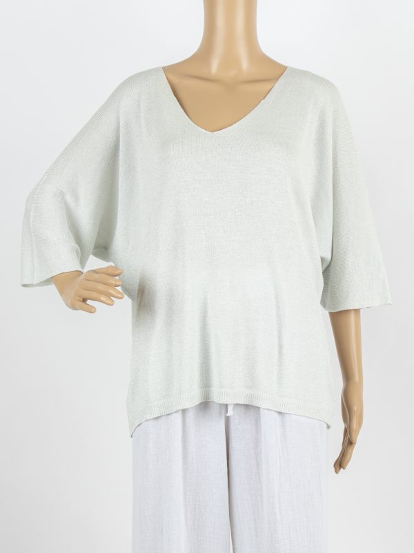 MAGLIA LUREX - ( MODELLI GIA' SUPER VENDUTI ) - NUOVO LAVAGGIO EFFETTO VINTAGE - immagine 12