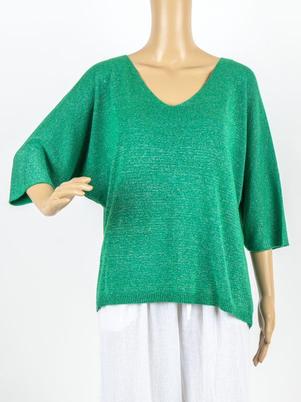 MAGLIA LUREX - ( MODELLI GIA' SUPER VENDUTI ) - NUOVO LAVAGGIO EFFETTO VINTAGE - immagine 2